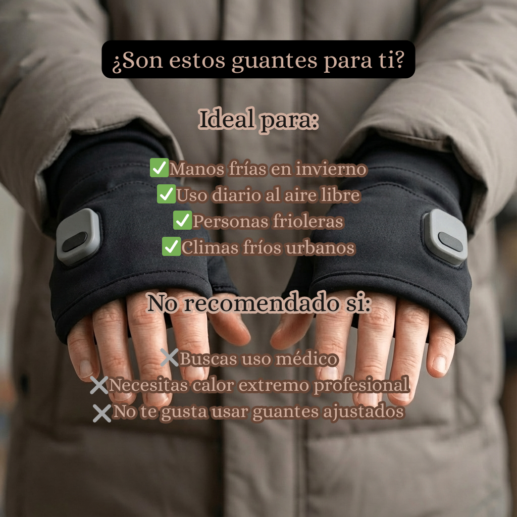 Guantes Calefactables de calor terapéutico - Thermox™